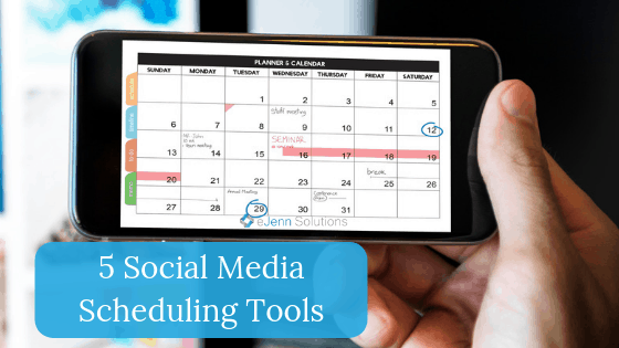 5 social media scheduling tools