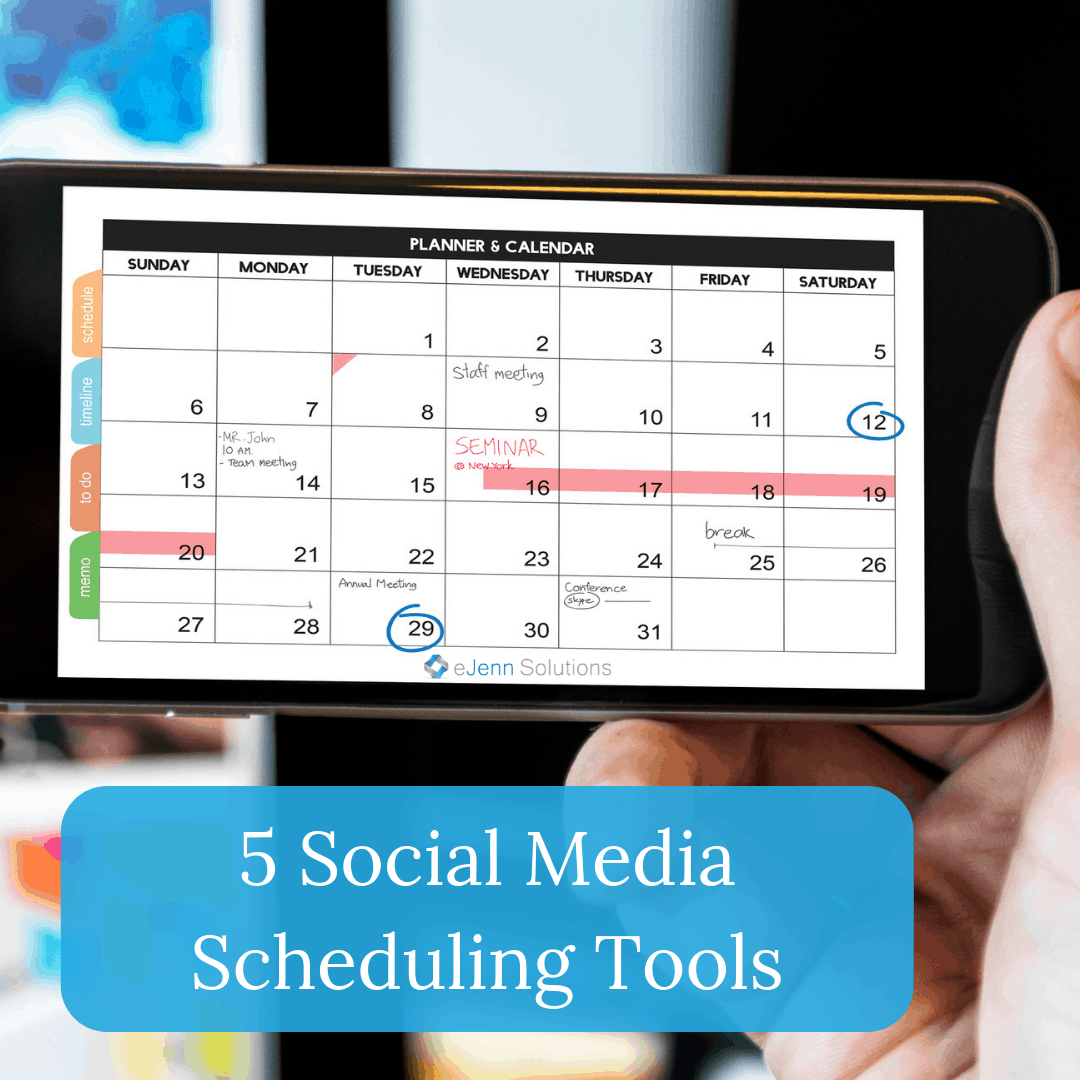 social media scheduling tools